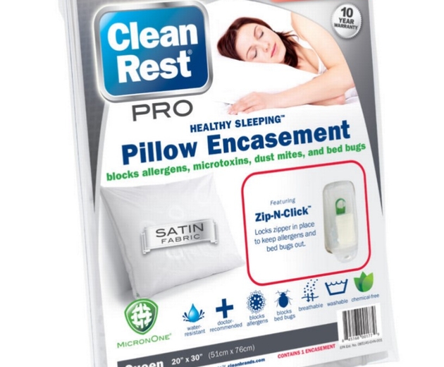 Cleanrest Pro Pillow Encasement Queen 20''X30''